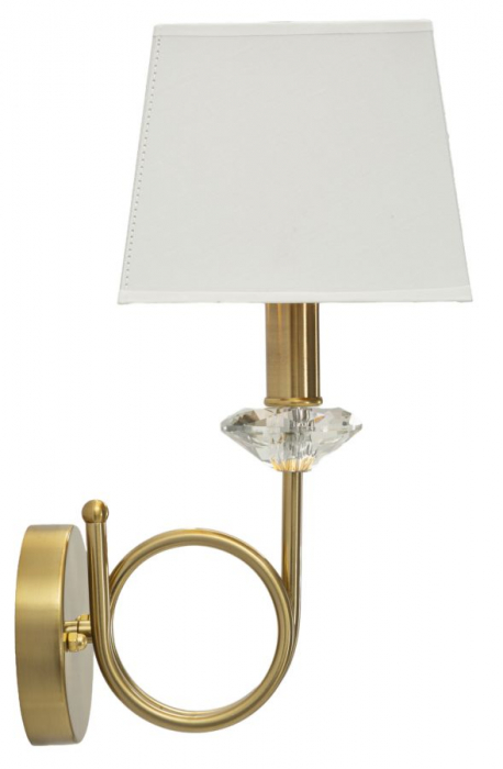 Aplica metal auriu cu cristal [4]