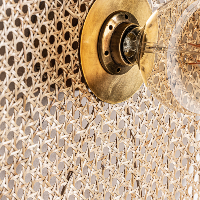 Aplica perete contemporana fier ratan|Aplice decorative moderne [3]