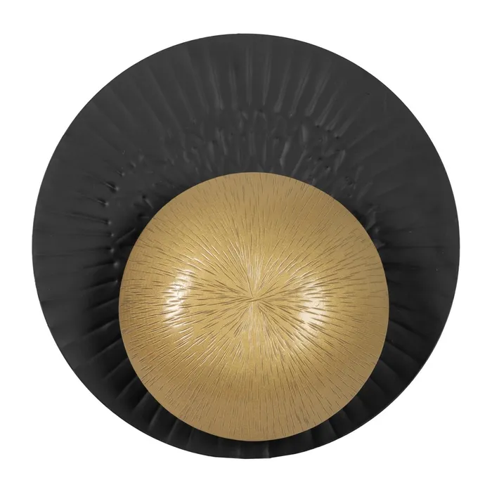 Aplica negru-auriu texturata|Aplice moderne pentru decoruri elegante [1]