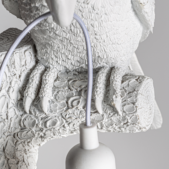 Aplica perete kitsch alba|Aplice decorative artizanale [3]