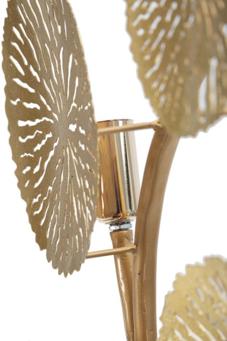 Aplica aurie Dishi 3 lumini CreativDeco lampa perete decorativa Glam [9]