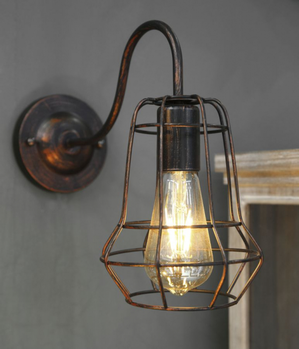 Aplica industriala compacta Industry CreativDeco lampa perete versatila [6]