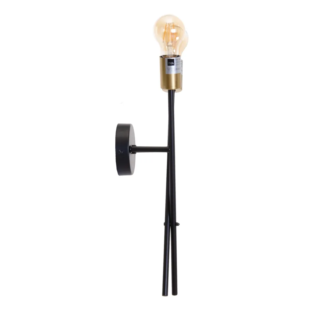 Aplica perete, metal, negru - CREATIVDECO.RO [2]