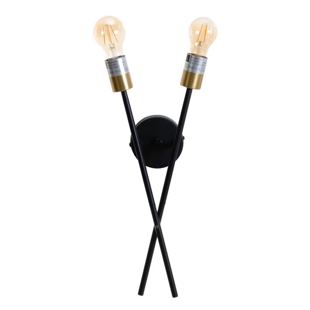 Aplica perete, metal, negru - CREATIVDECO.RO [1]