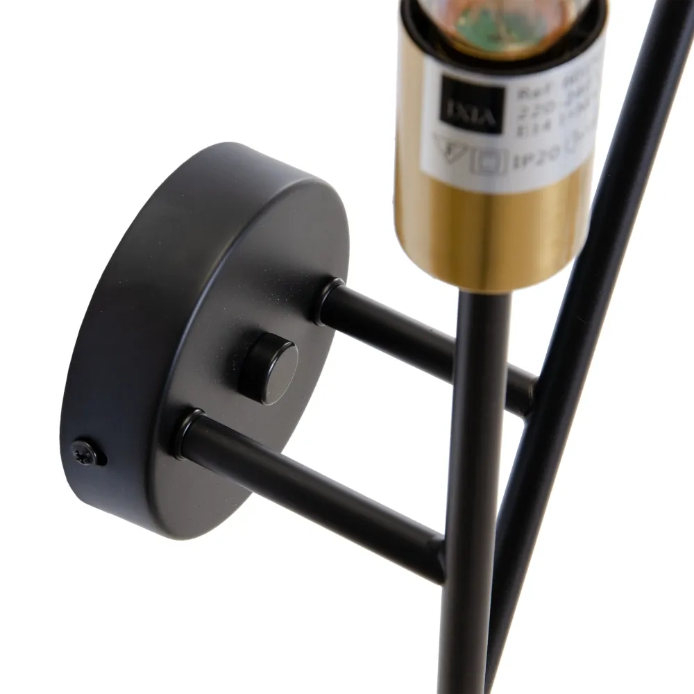 Aplica perete, metal, negru - CREATIVDECO.RO [3]
