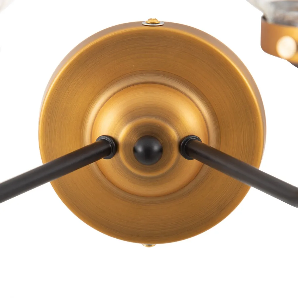 Aplica perete Gold, metal sticla, auriu - CreativDeco.ro [5]