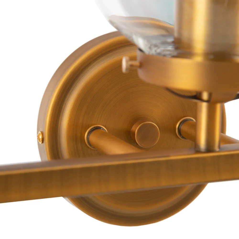 Aplica perete Gold, metal/sticla, auriu - creativdeco.ro [4]
