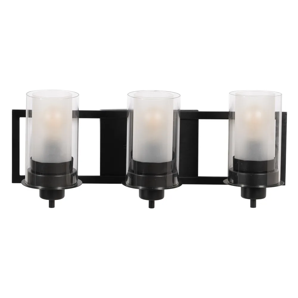 Aplica perete, metal, negru, Ixia [1]