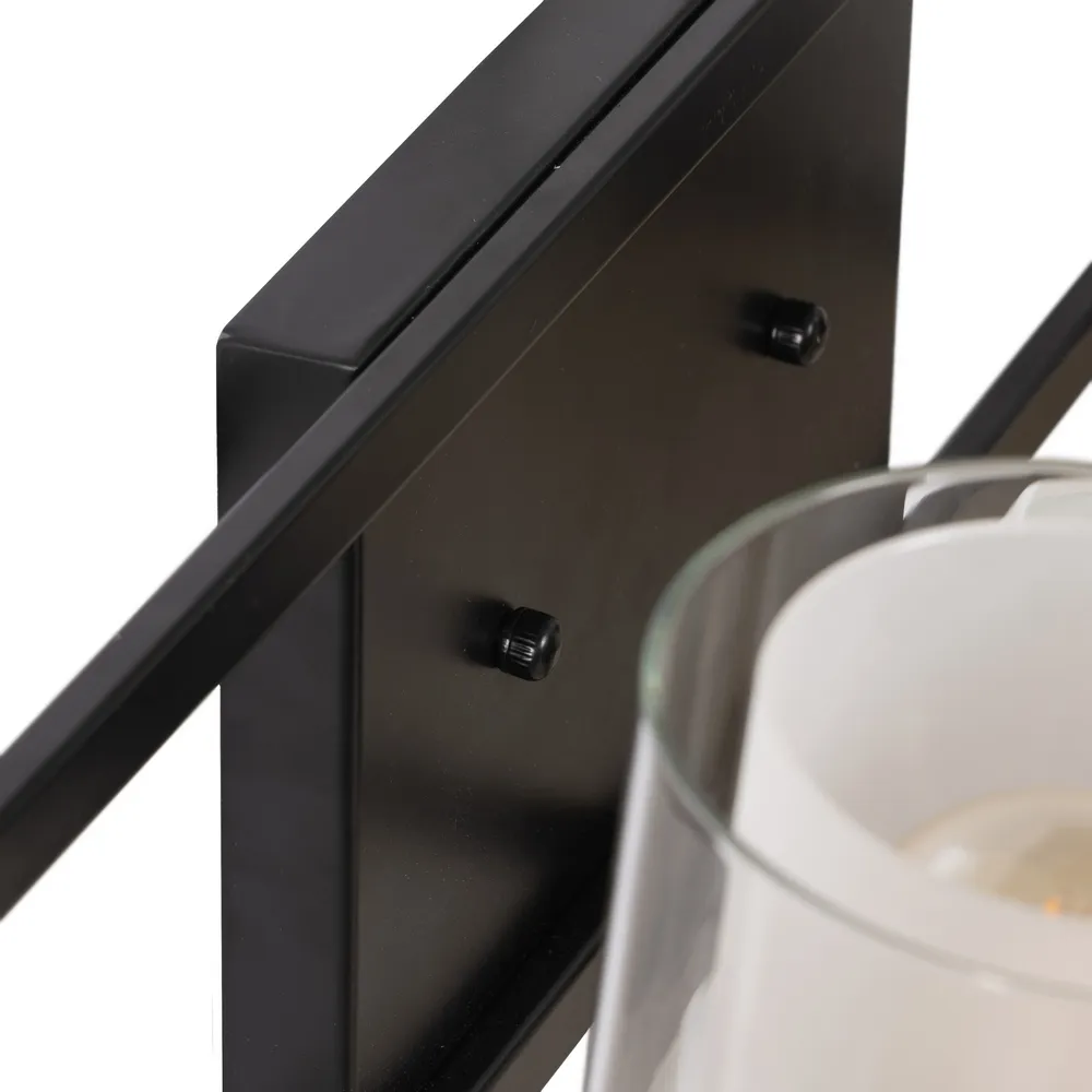 Aplica perete, metal, negru, Ixia [8]