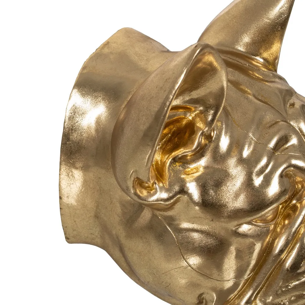 Aplica perete Bulldog, rasina, auriu - creativdeco.ro [5]