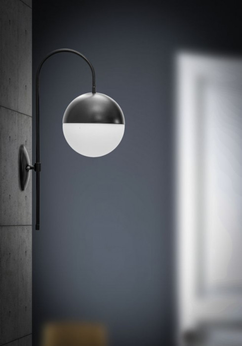 Aplica Glamy Street, Metal, Negru - creativdeco.ro [6]