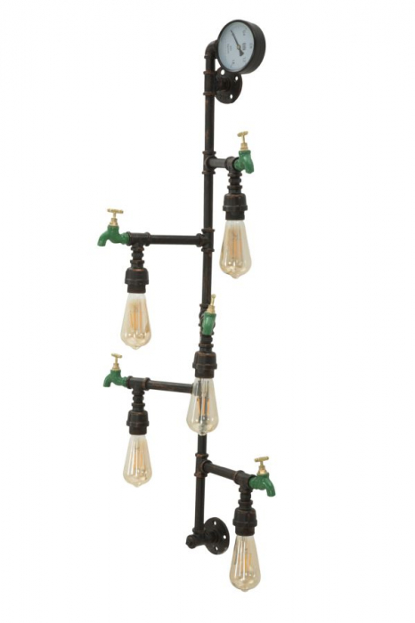 Aplica industriala Manhattan 5 brate CreativDeco lampa perete vintage [3]