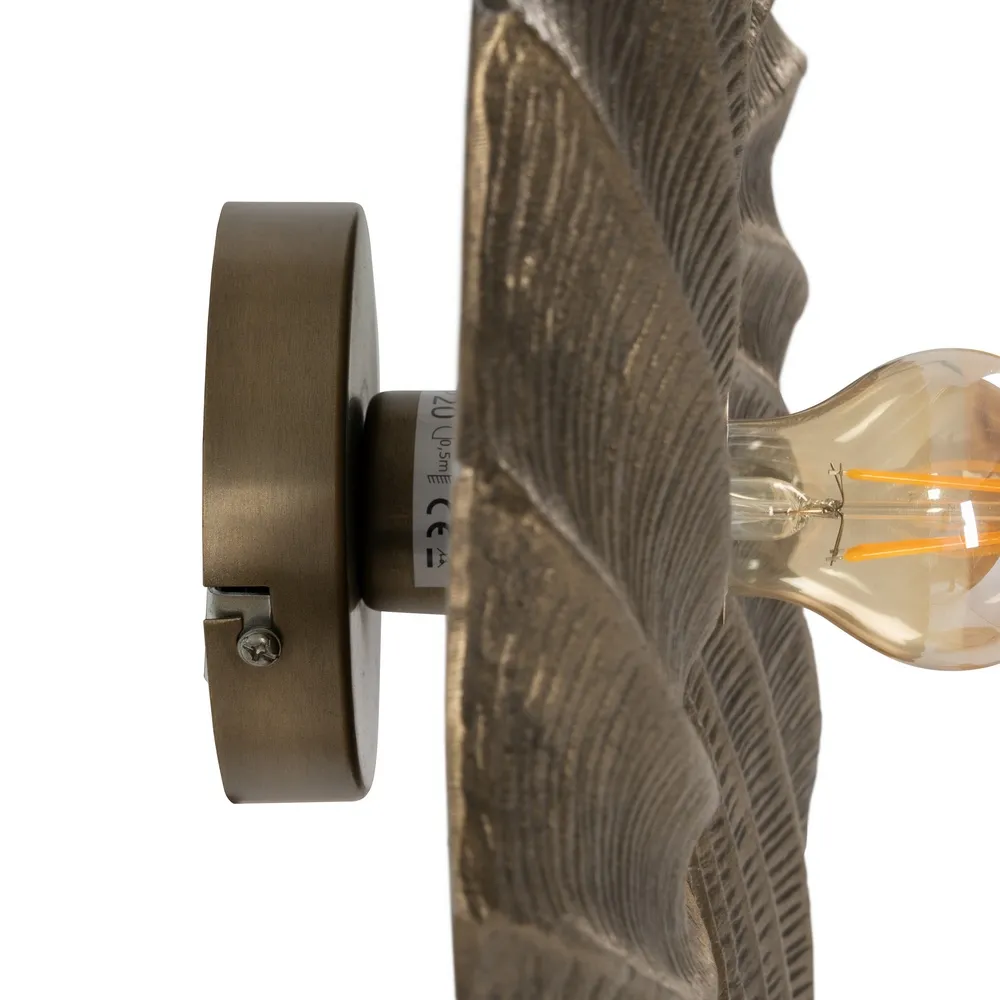 Aplica perete, metal, auriu - creativdeco.ro [5]