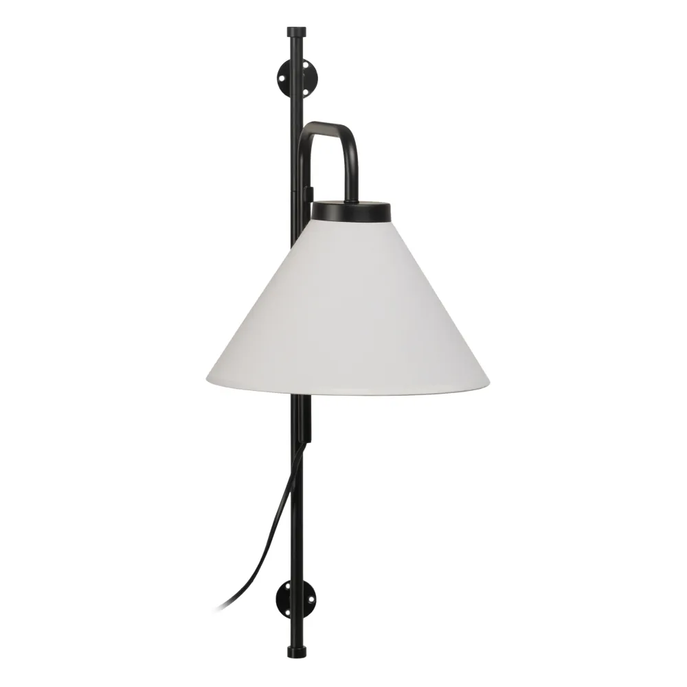 Aplica perete, metal, negru, Ixia [2]