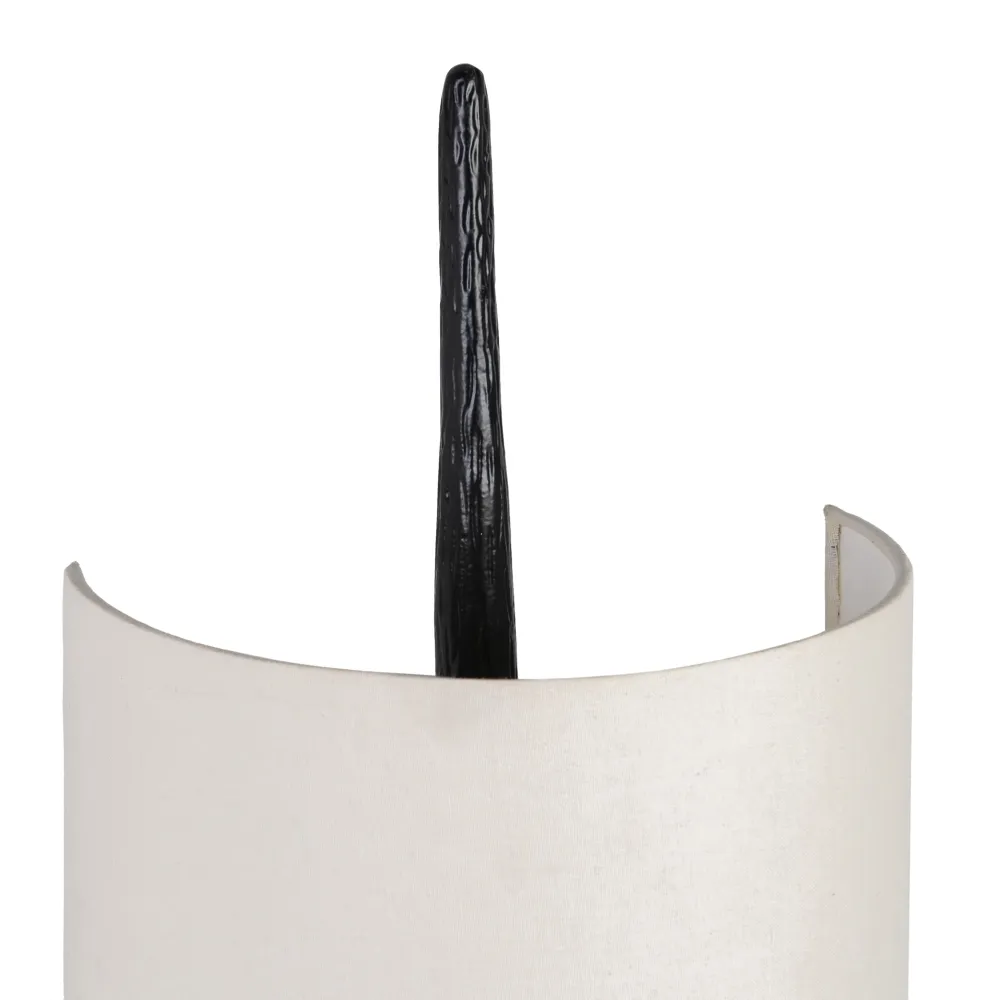 Aplica perete, metal, negru, Ixia [3]