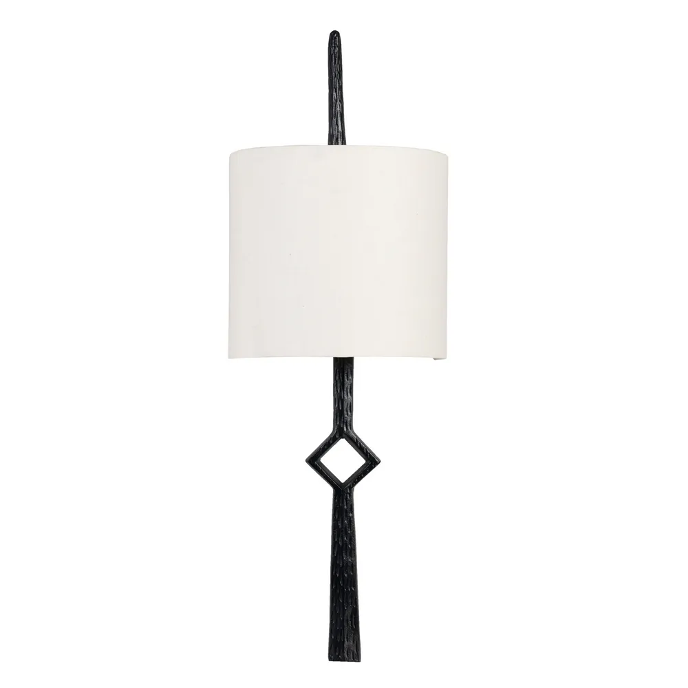 Aplica perete, metal, negru, Ixia [2]