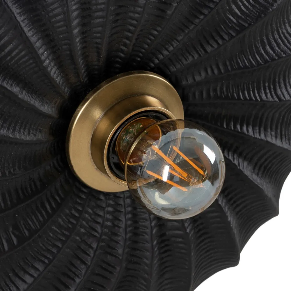 Aplica perete, metal, negru, Ixia [3]