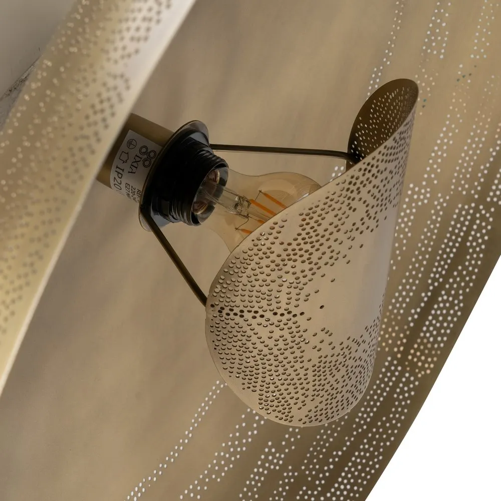 Aplica perete Round, metal, auriu - creativdeco.ro [5]