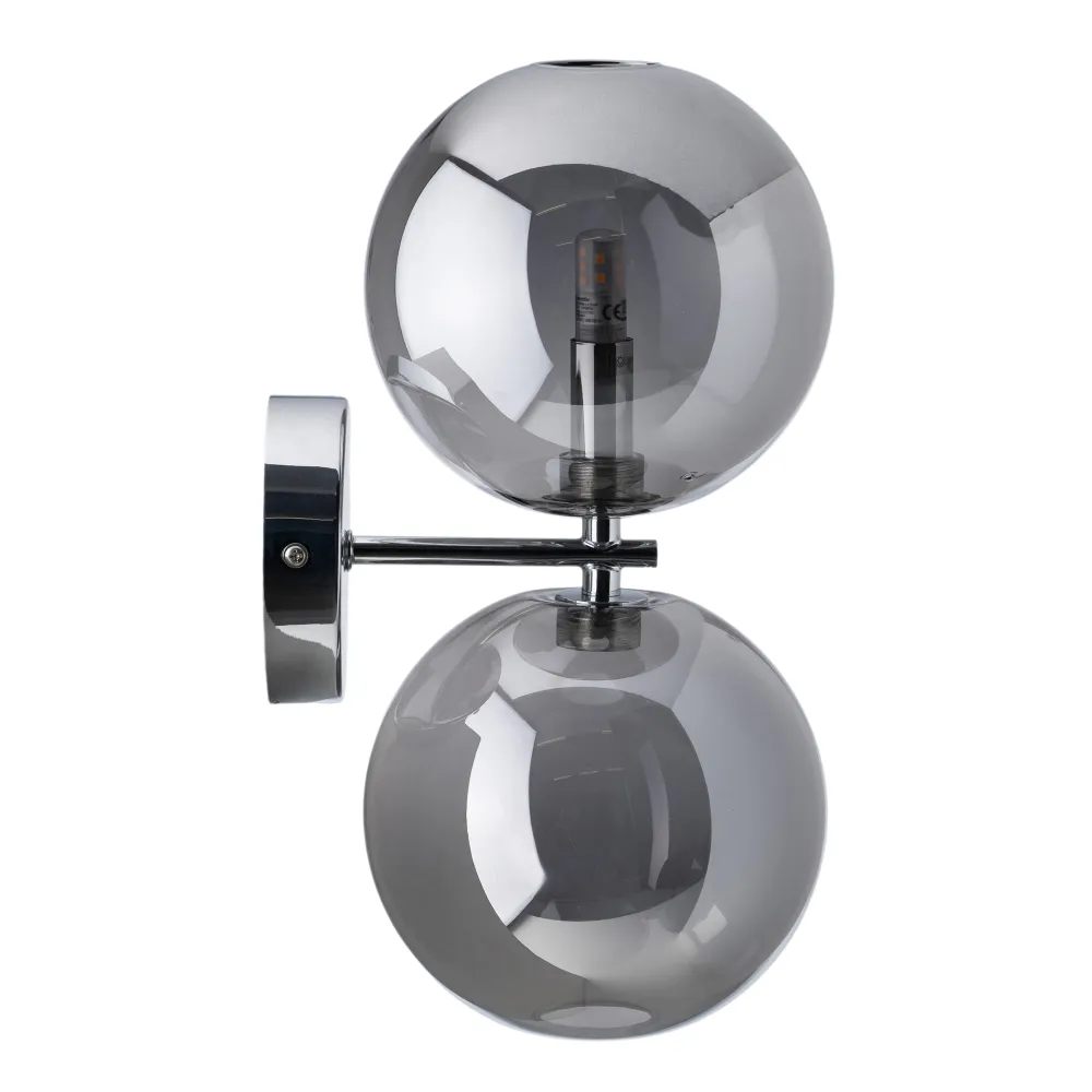 Aplica Perete Silver, Metal, Gri argintiu - creativdeco.ro [2]