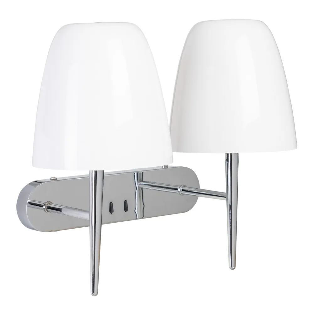 Aplica Perete White B, Metal, Argintiu Alb - creativdeco.ro [1]