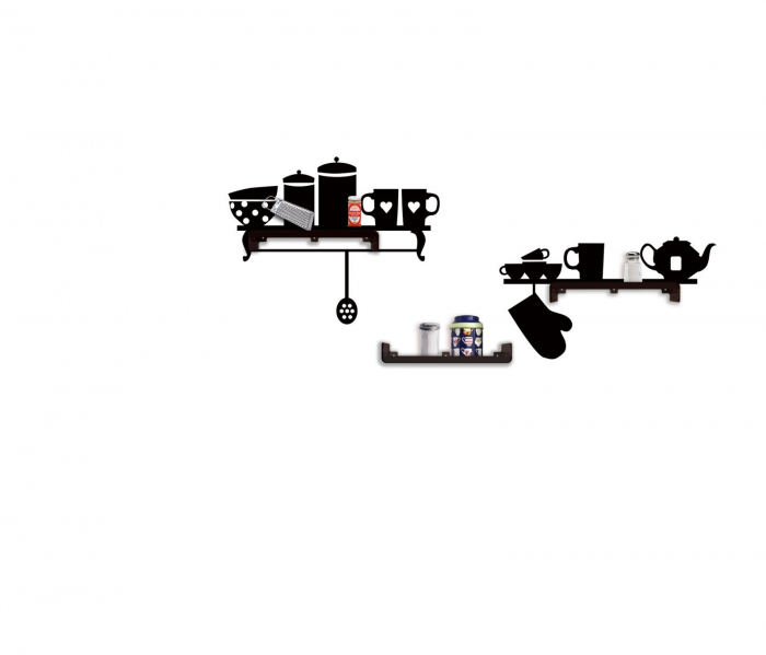 Autocolant bucatarie | Rafturi decorative perete | CreativDeco [3]