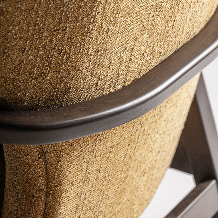 Balansoar lemn frasin stofa ocru living [5]