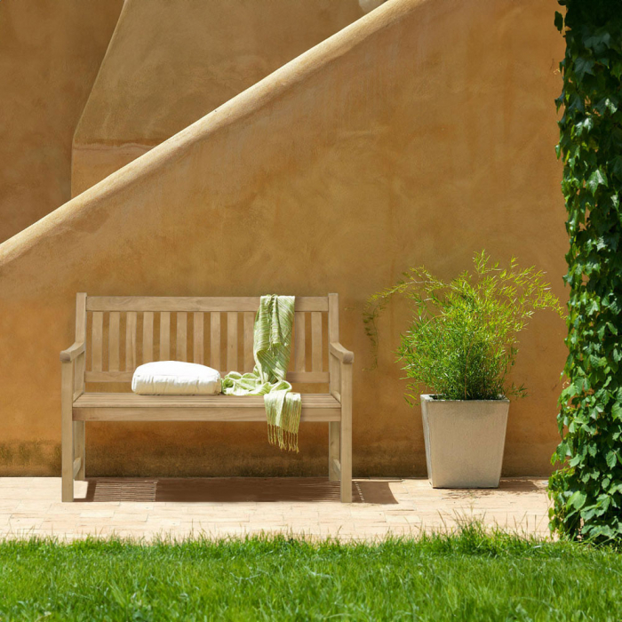 Banca de gradina stejar natural 120x59.5x88 [2]