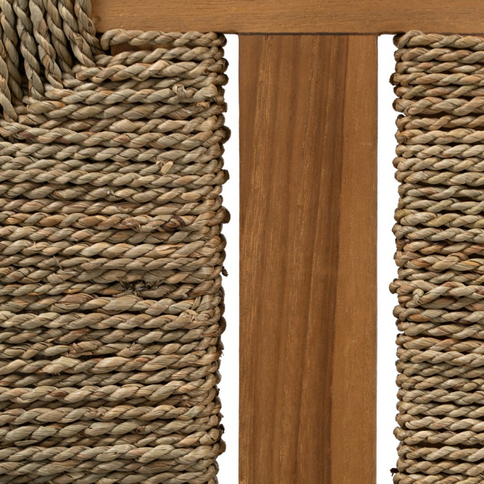 Banca impletita tec pentru hol sau dormitor|Bancute rustice pentru amenajari calde [5]