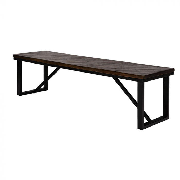 Banca din lemn mango cu structură metalică Maiandros [3]