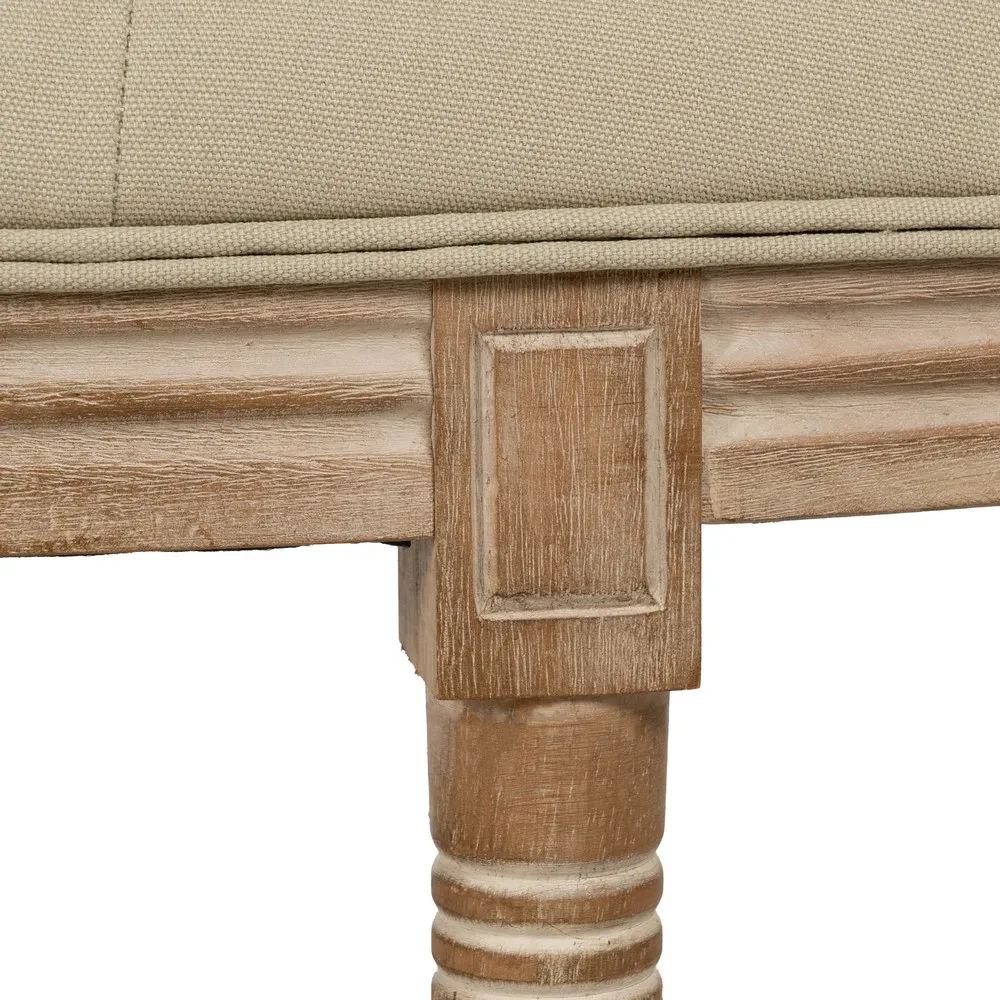 Banchetă ovală din lemn și poliester pentru interioare elegante|Banchete din lemn pentru decoruri moderne [4]