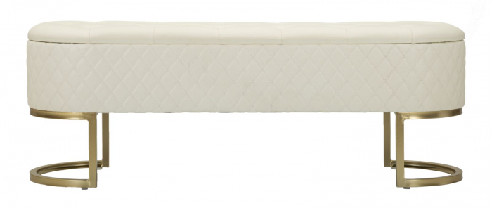 Bancheta tapitata cu sertare | Mobilier multifunctional [9]