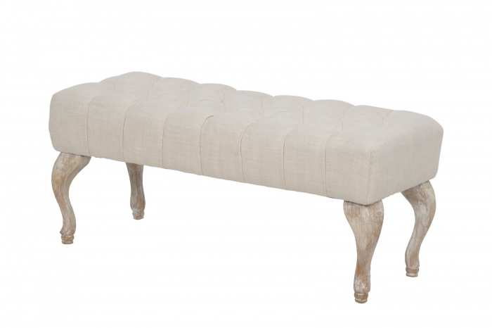 Bancheta tapitata stil clasic hol living CreativDeco [6]