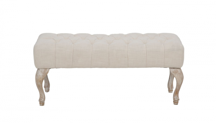 Bancheta tapitata stil clasic hol living CreativDeco [2]