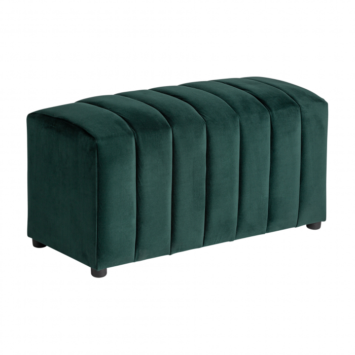 Bancheta pat Art Deco brad catifea verde|Banchete elegante [2]