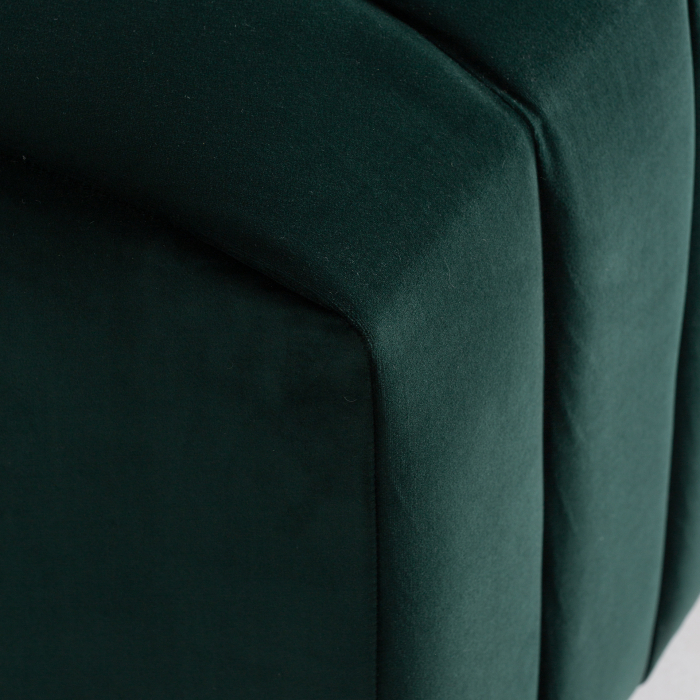 Bancheta pat Art Deco brad catifea verde|Banchete elegante [4]