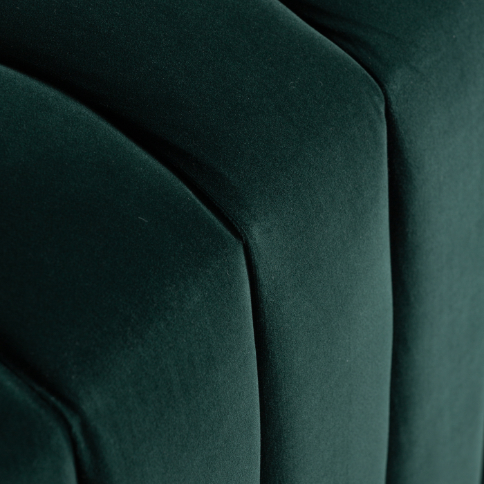 Bancheta pat Art Deco brad catifea verde|Banchete elegante [3]
