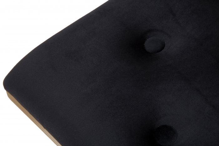 Bancheta Piramid,fier/catifea,auriu/negru - creativdeco.ro [8]