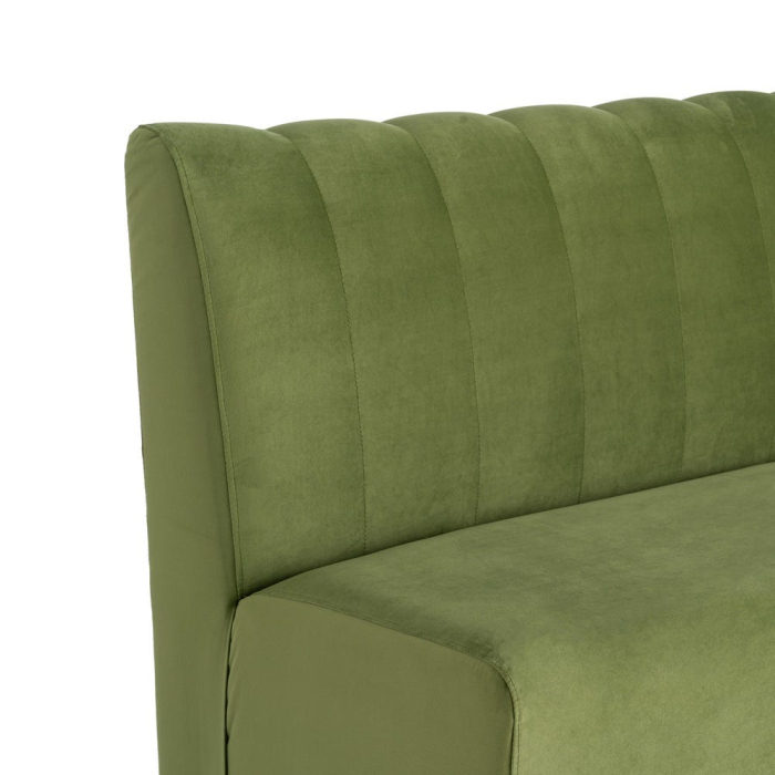 Banchetă tapițată din stofă verde pentru dining și lounge [5]