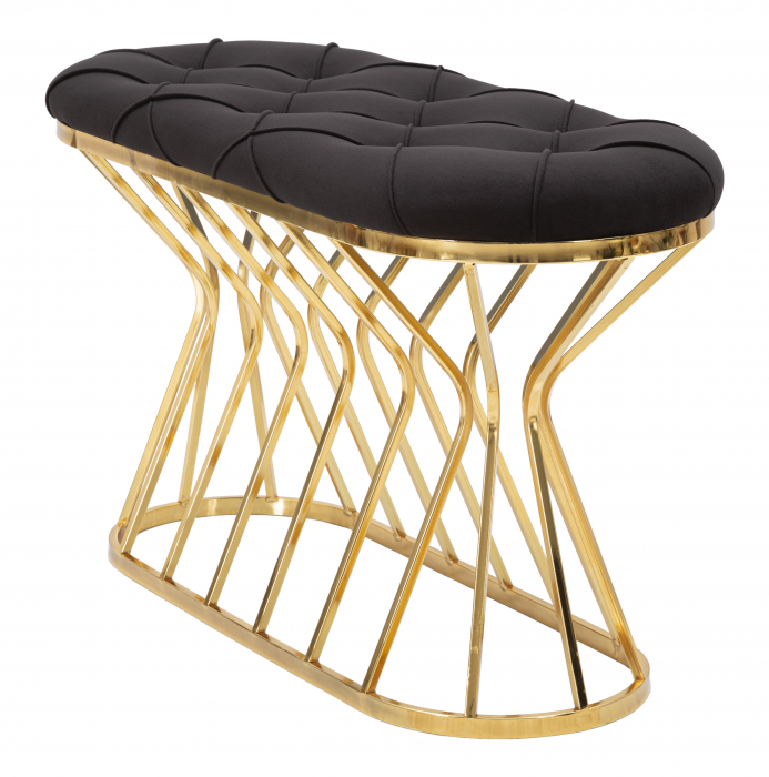 Bancheta Zig, negru auriu [3]
