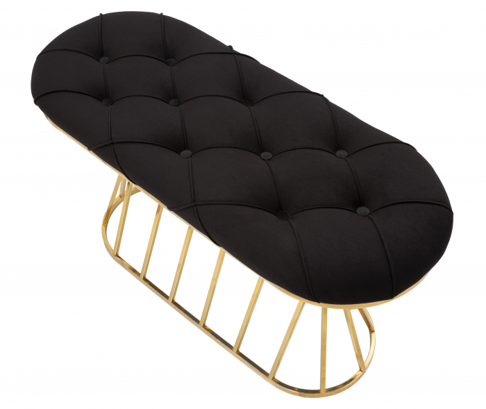 Bancheta Zig, negru auriu [7]