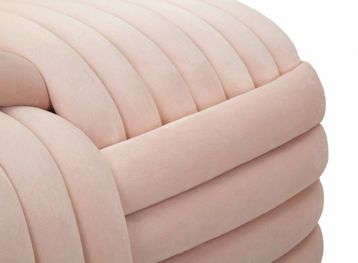 Bancheta catifea roz | Design unic CreativDeco | Hol modern [6]
