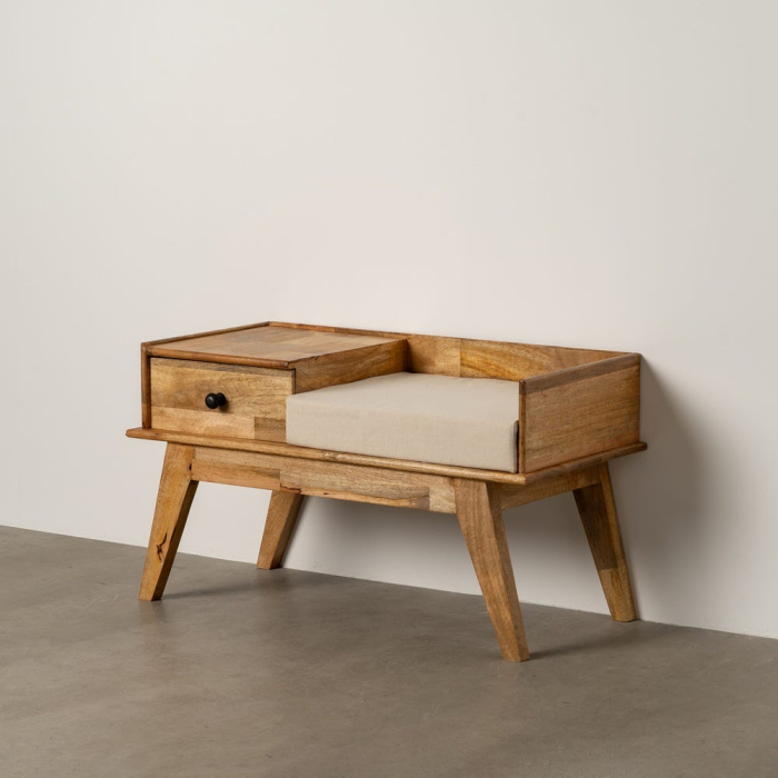 Băncuță mango sertar șezut tapițat [1]