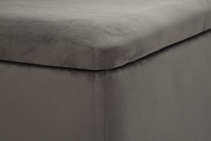 Bancheta gri depozitare hol dormitor CreativDeco [5]