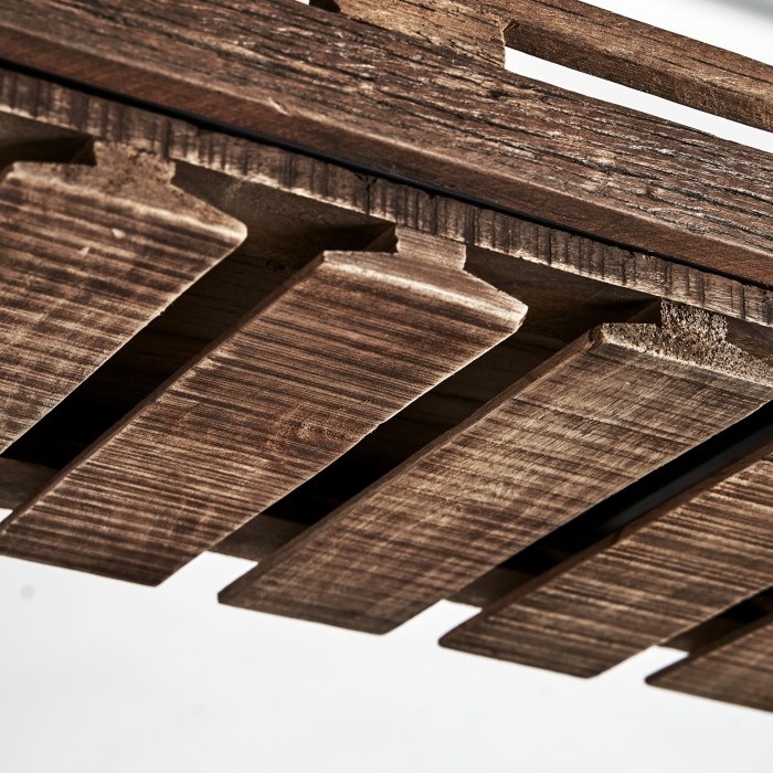 Bar industrial lemn reciclat marmura|Baruri sustenabile [4]