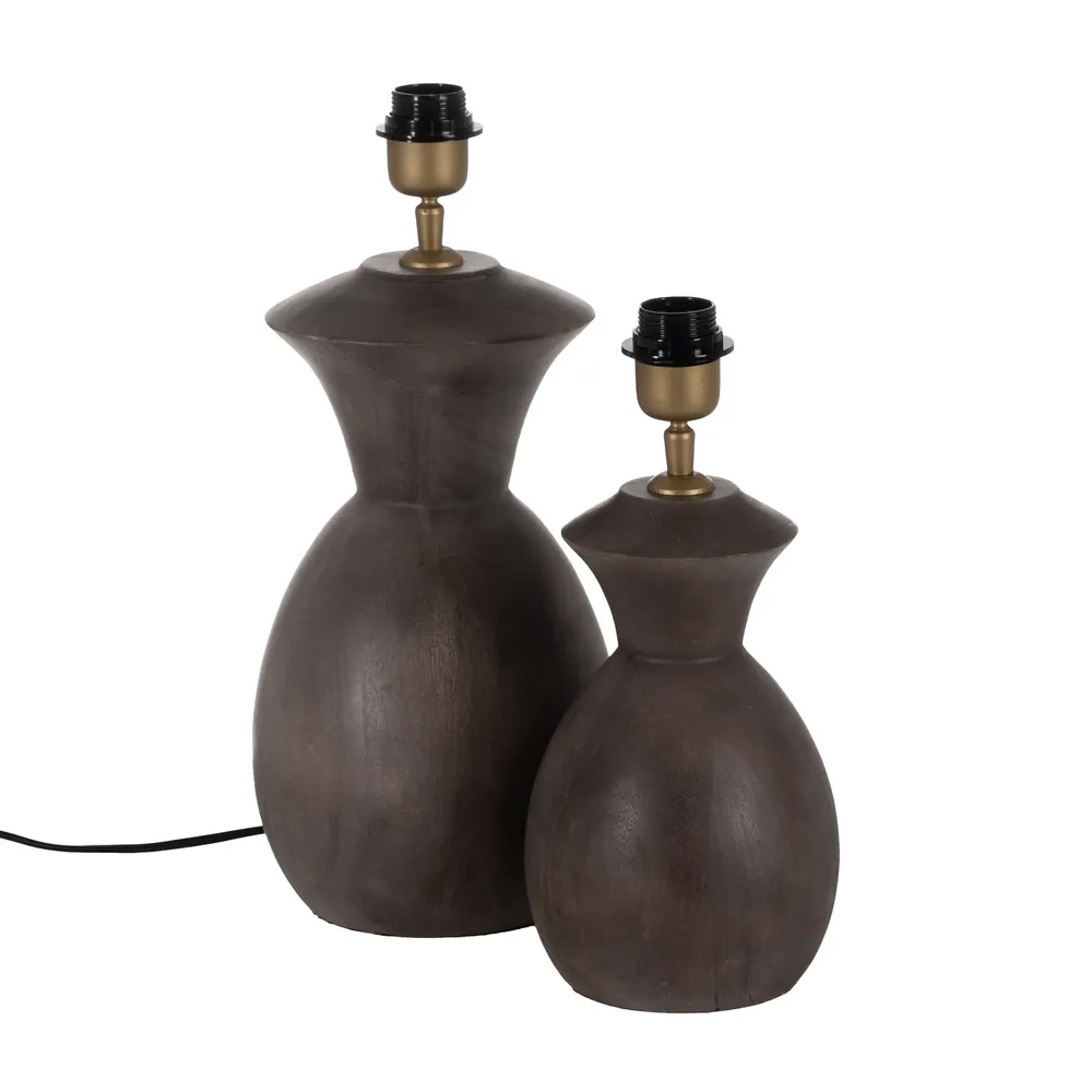 Bază de lampă din lemn de mango pentru decoruri moderne|Baze de lămpi moderne pentru interioare elegante [3]
