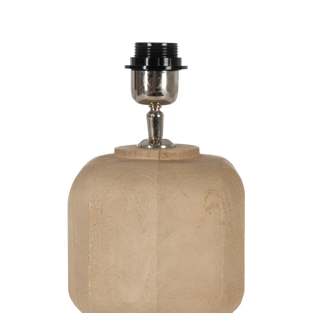 Baza lampa lemn pentru decor rustic|Accesorii din lemn pentru lampi naturale [5]