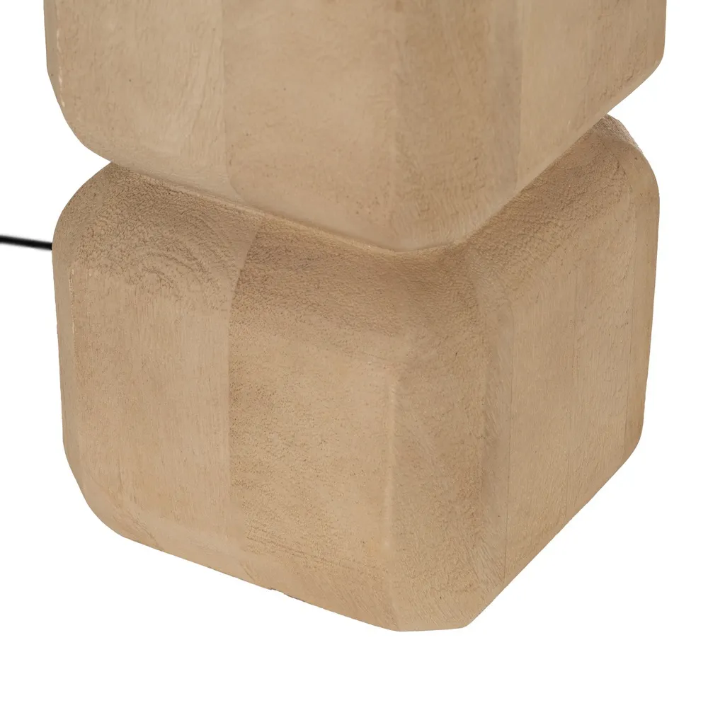 Baza lampa lemn pentru decor rustic|Accesorii din lemn pentru lampi naturale [6]