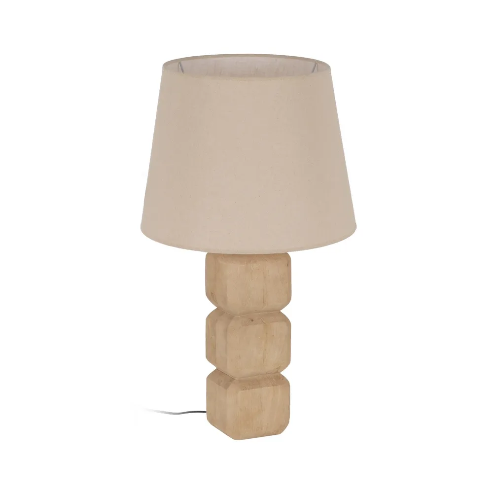 Baza lampa lemn pentru decor rustic|Accesorii din lemn pentru lampi naturale [2]