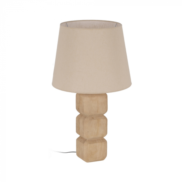 Baza lampa lemn pentru decor rustic|Accesorii din lemn pentru lampi naturale [10]