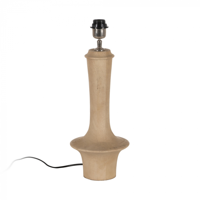 Baza lampa natur din mango pentru decor cald|Accesorii pentru iluminat interior din lemn [1]